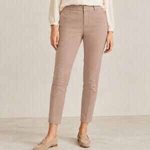 Banana Republic Sloan Cropped Women's 6 Blush Pink Oficce Casual